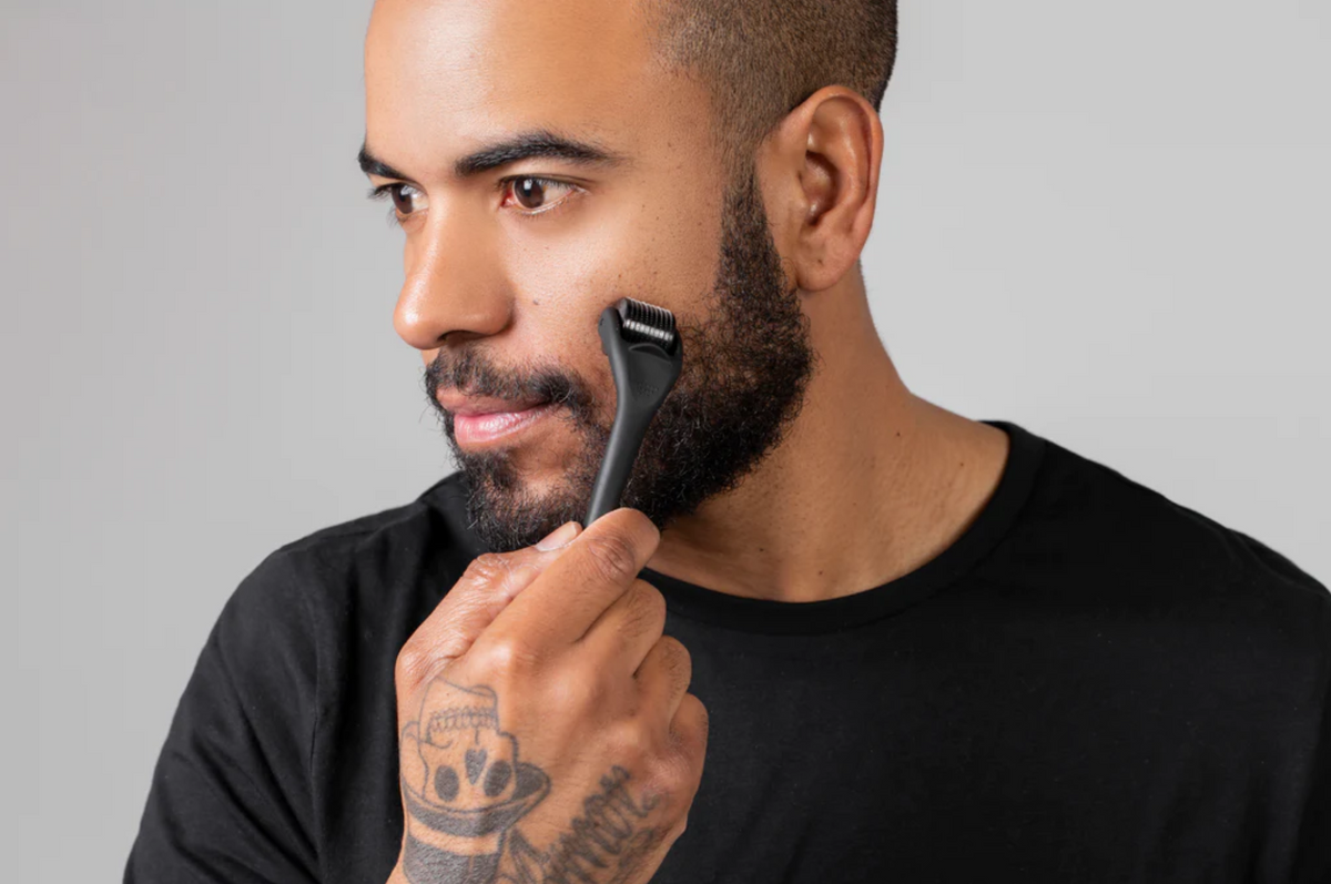 Beard Growth Kit 3Set (Roller, Growth Oil, Beard Balm) DermRollers