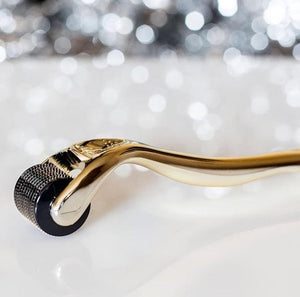 High-end-gold-dermaroller-microneedle-roller